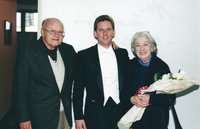 Junto al maestro Jaime León y su señora esposa Beatriz (Q.E.P.D)